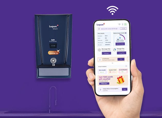 smart app - smart features - Livpure