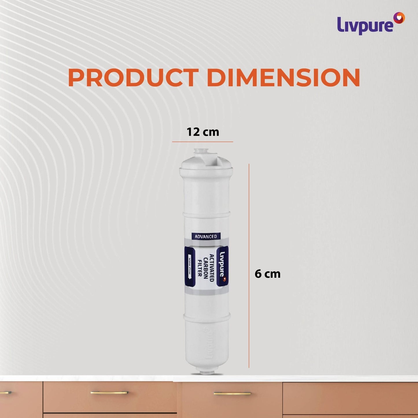 Livpure Critical Spare Activate Carbon Filter