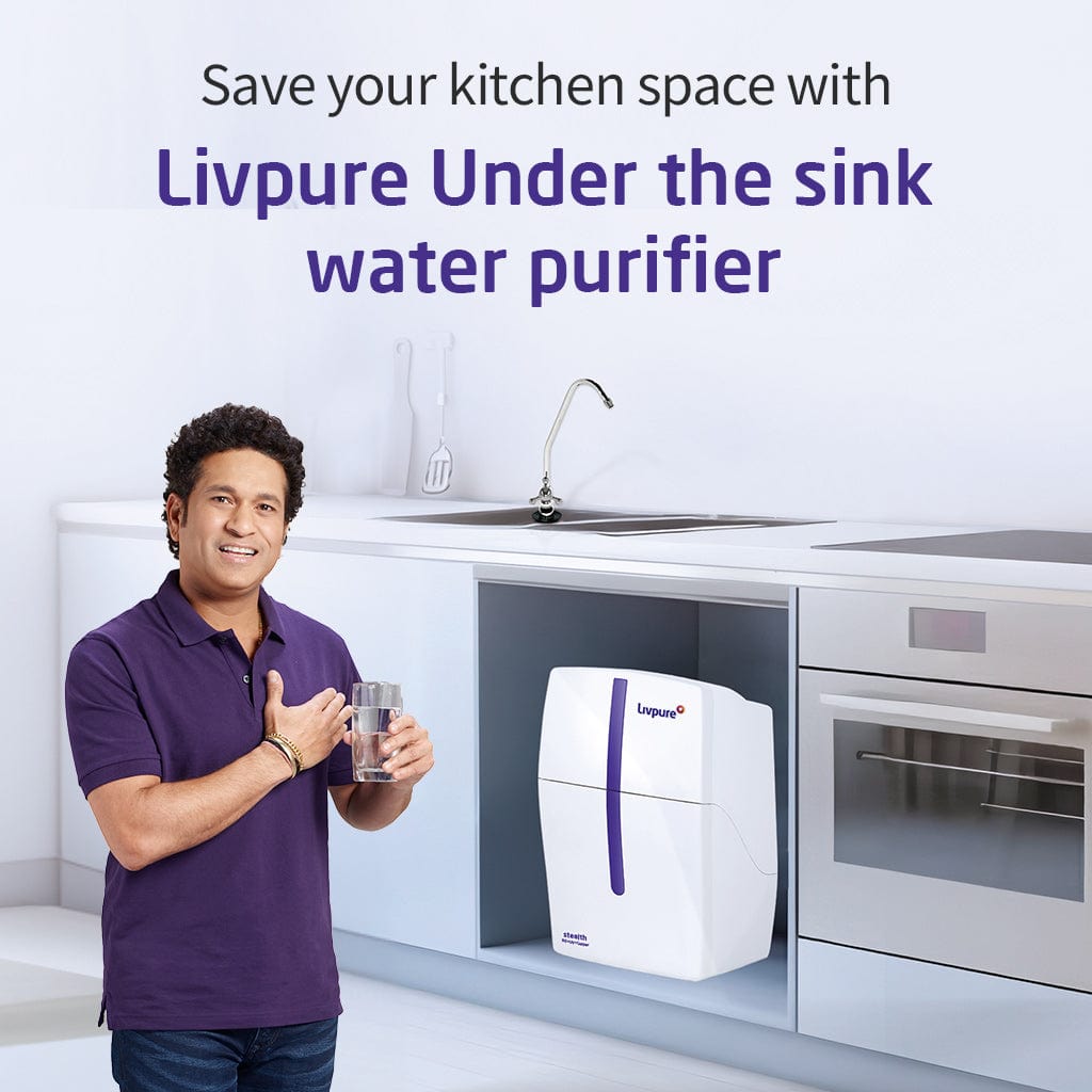 Livpure  RO Family Stealth Under Sink (RO+UV+Copper) Water Purifier on Subscription