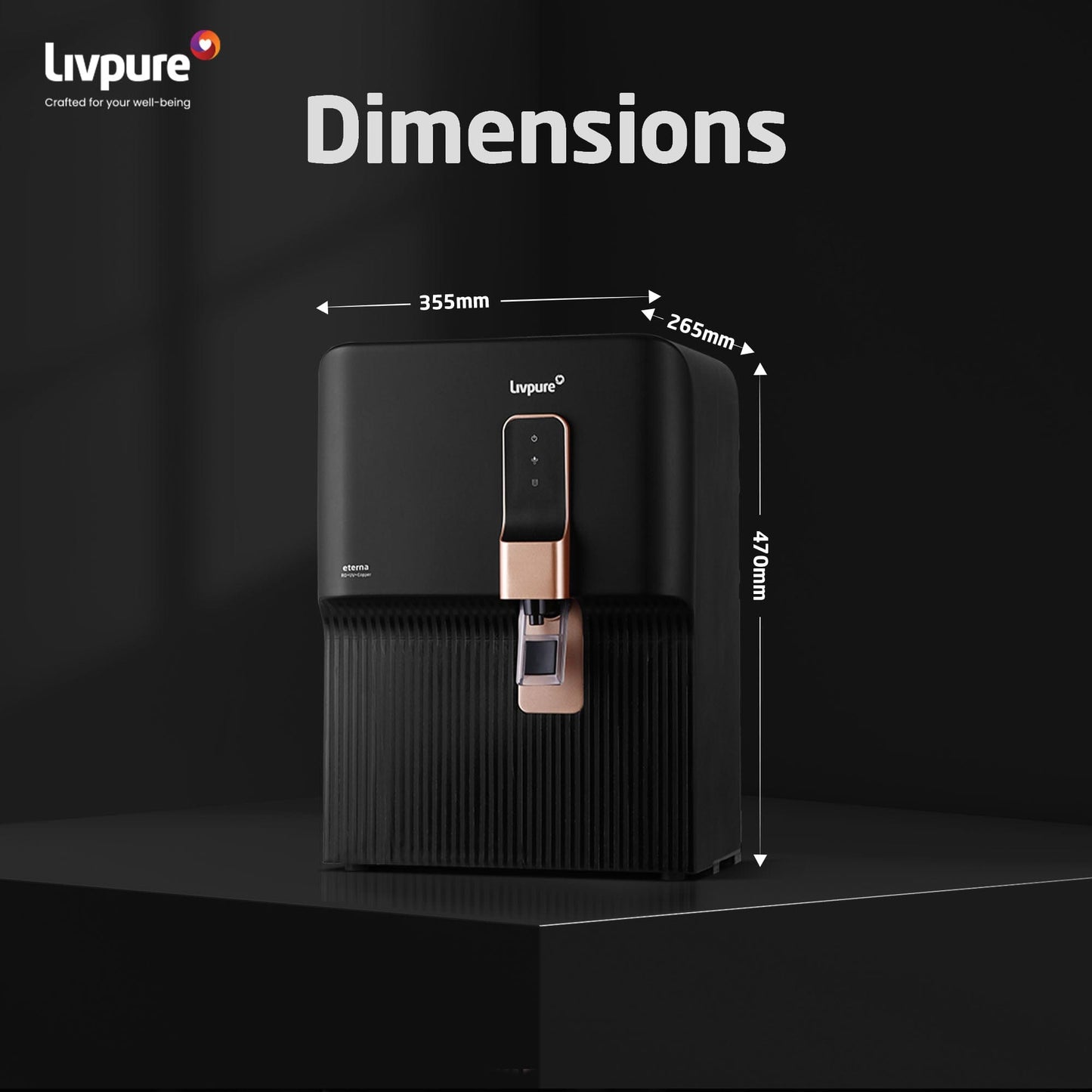 Livpure RO Livpure Eterna RO + UV + Copper