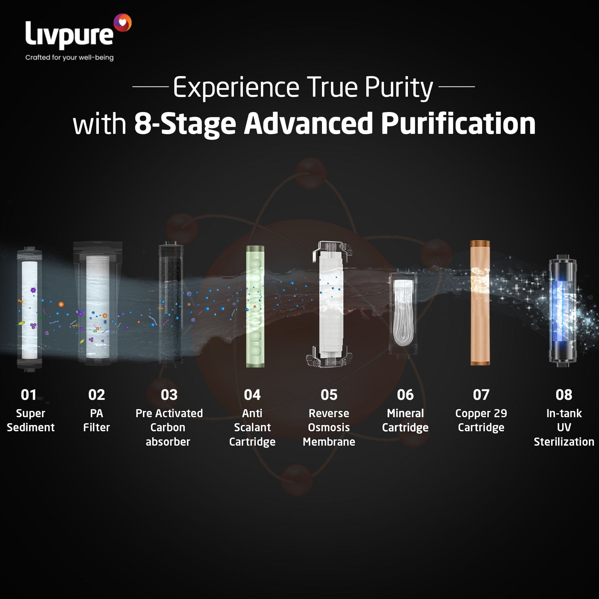 Livpure RO Livpure Eterna RO + UV + Copper