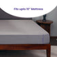 Livpure Sleep Bed & Linen Livpure Smart Fitted Breathable, Stretchable, 100% Waterproof, Ultra Soft Terry Mattress Cover