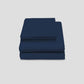 Livpure Sleep Bed & Linen Queen / Navy Blue Premium Cotton Bedsheet Set