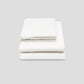 Livpure Sleep Bed & Linen Queen / White Premium Cotton Fitted Bedsheet Set