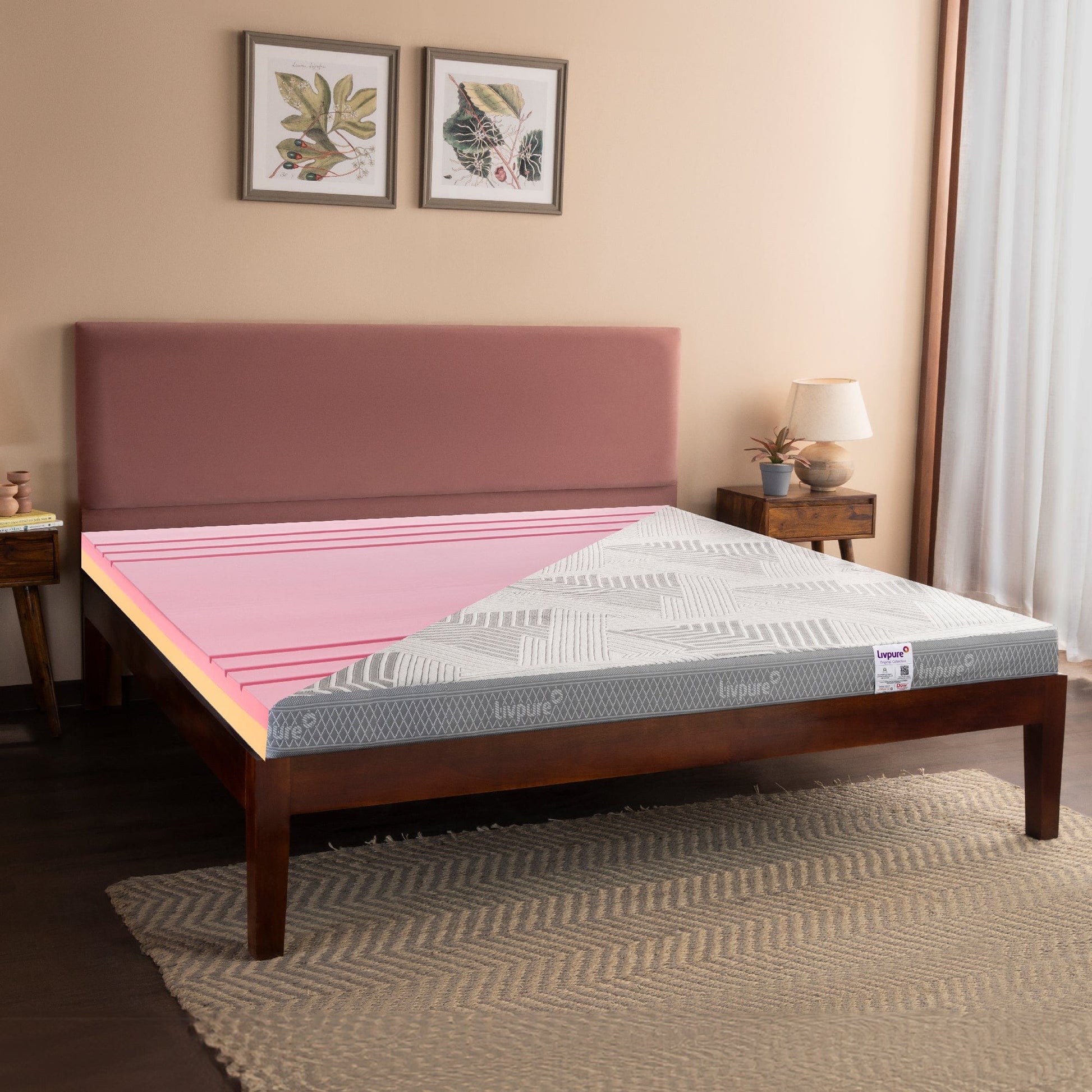 Livpure Sleep Mattress Duos: Reversible Foam Mattress with FreshTech Filter