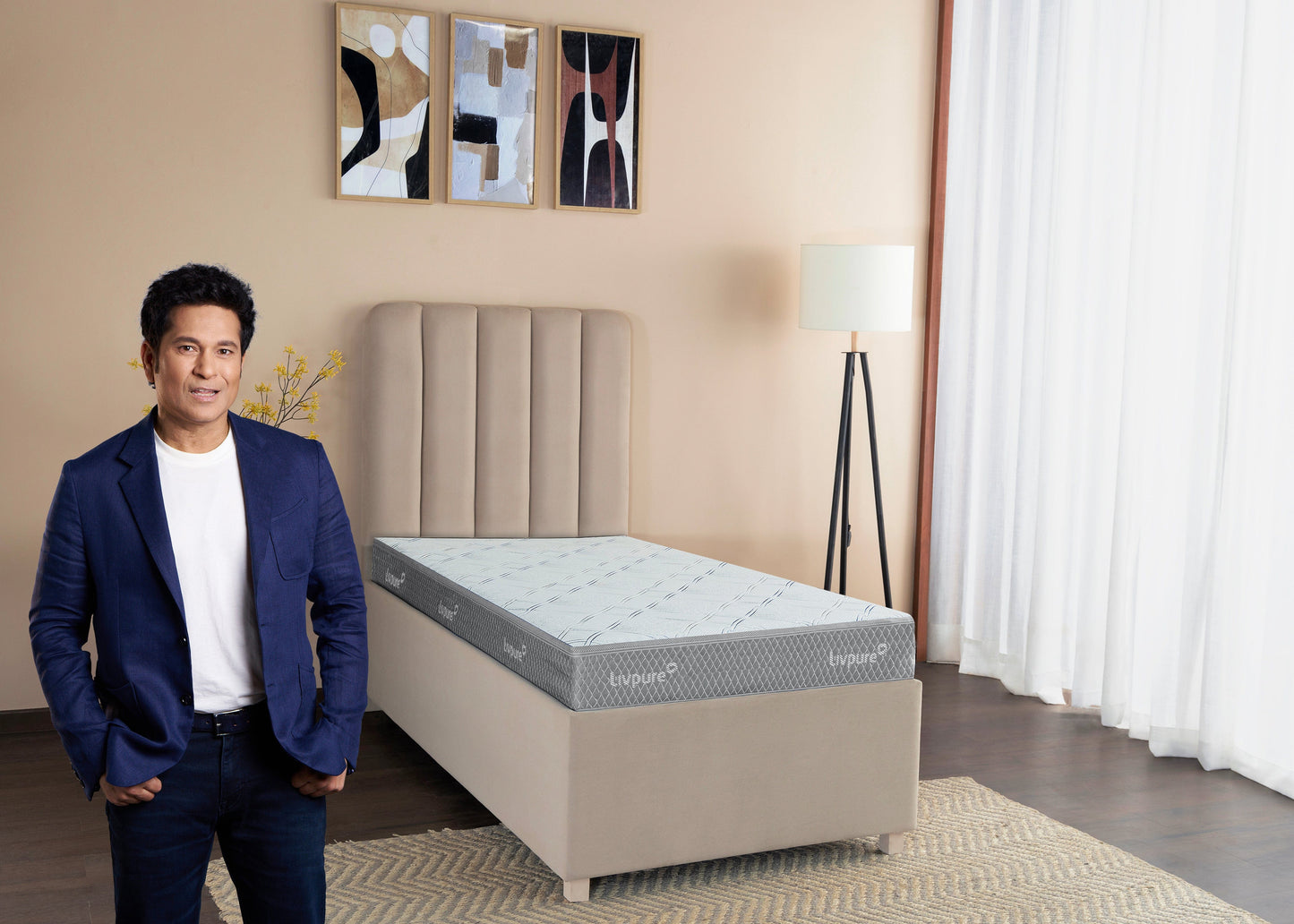 Livpure Sleep Mattress Ortho CurvX: HR + Memory Foam Mattress With Curved Orthopaedic Foam