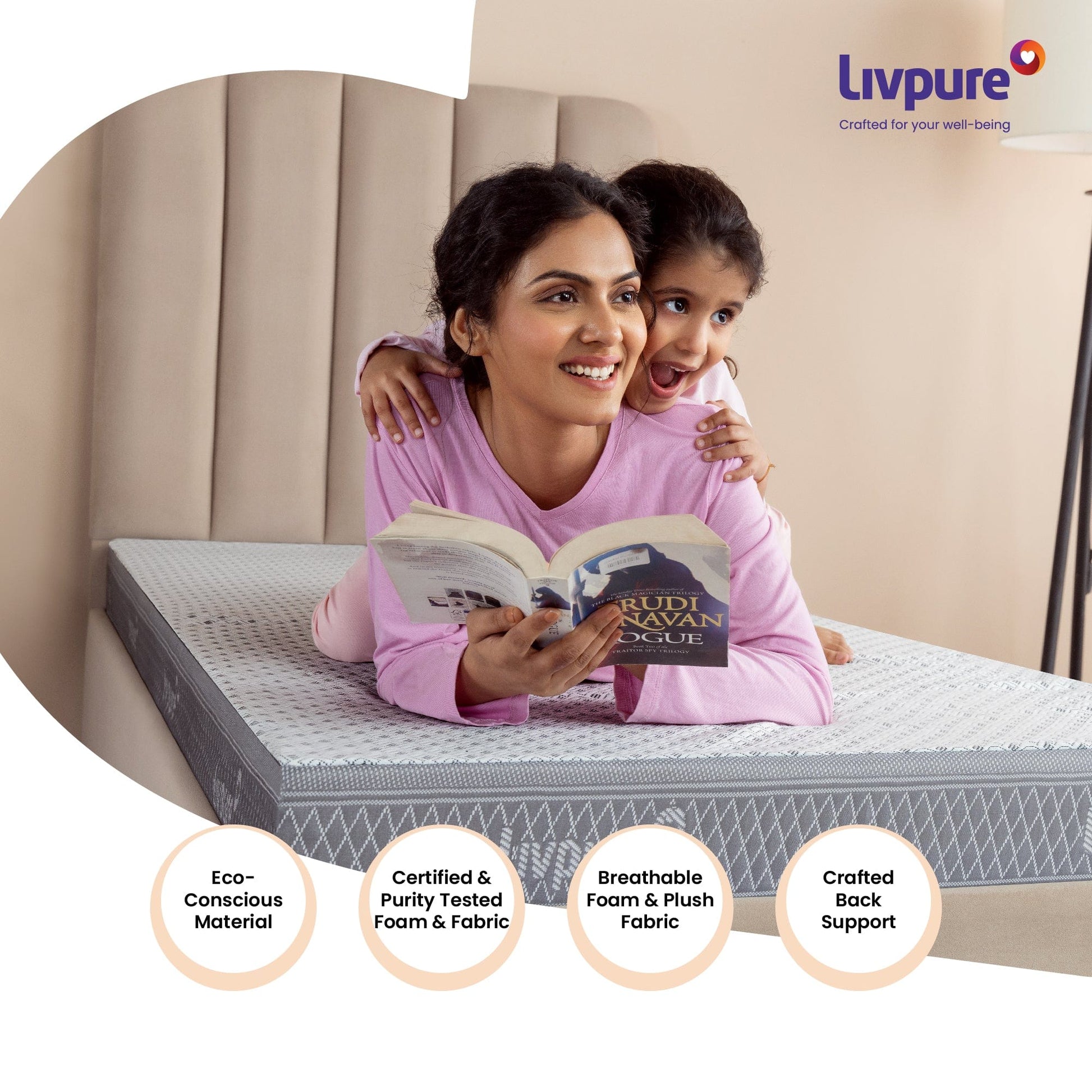 Livpure Sleep Mattress Ortho-Duos-x: Memory Foam Mattress