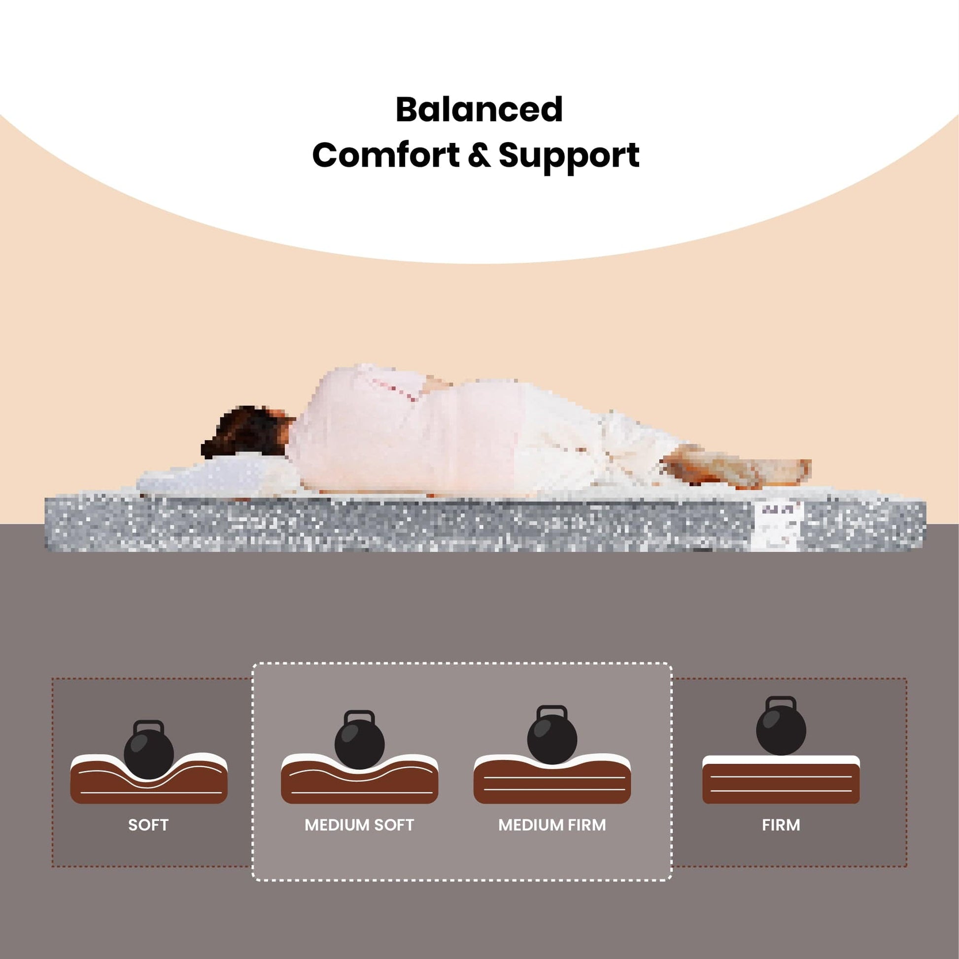 Livpure Sleep Mattress Ortho-Duos-x: Memory Foam Mattress