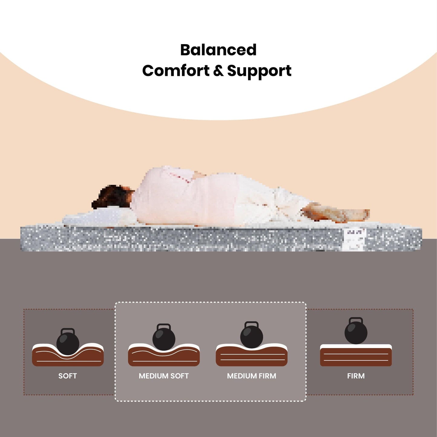 Livpure Sleep Mattress Ortho-Duos-x: Memory Foam Mattress