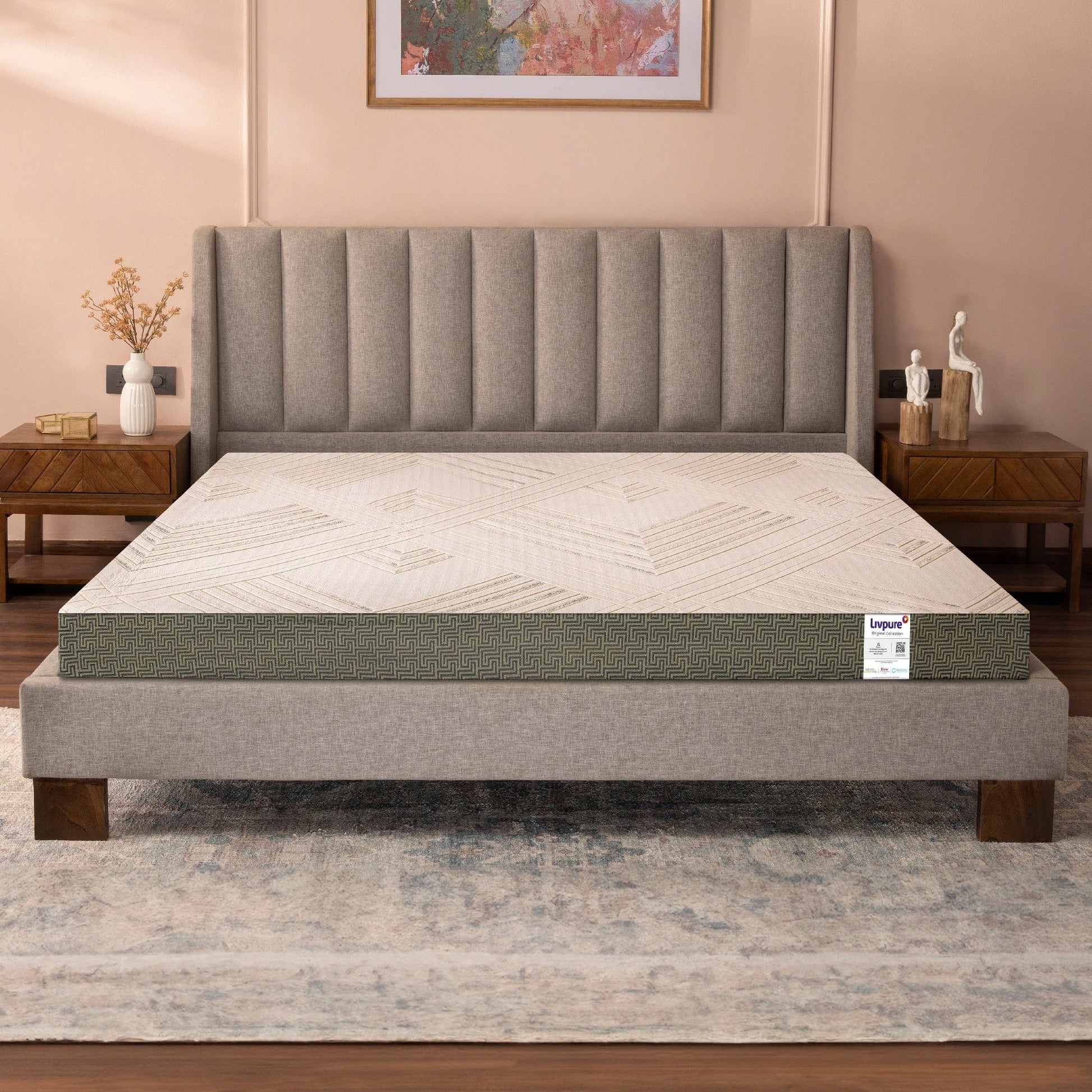 Livpure Sleep Mattress Regal: Latex + Ortho HR Foam Mattress with Bouncy Ergonomic Support