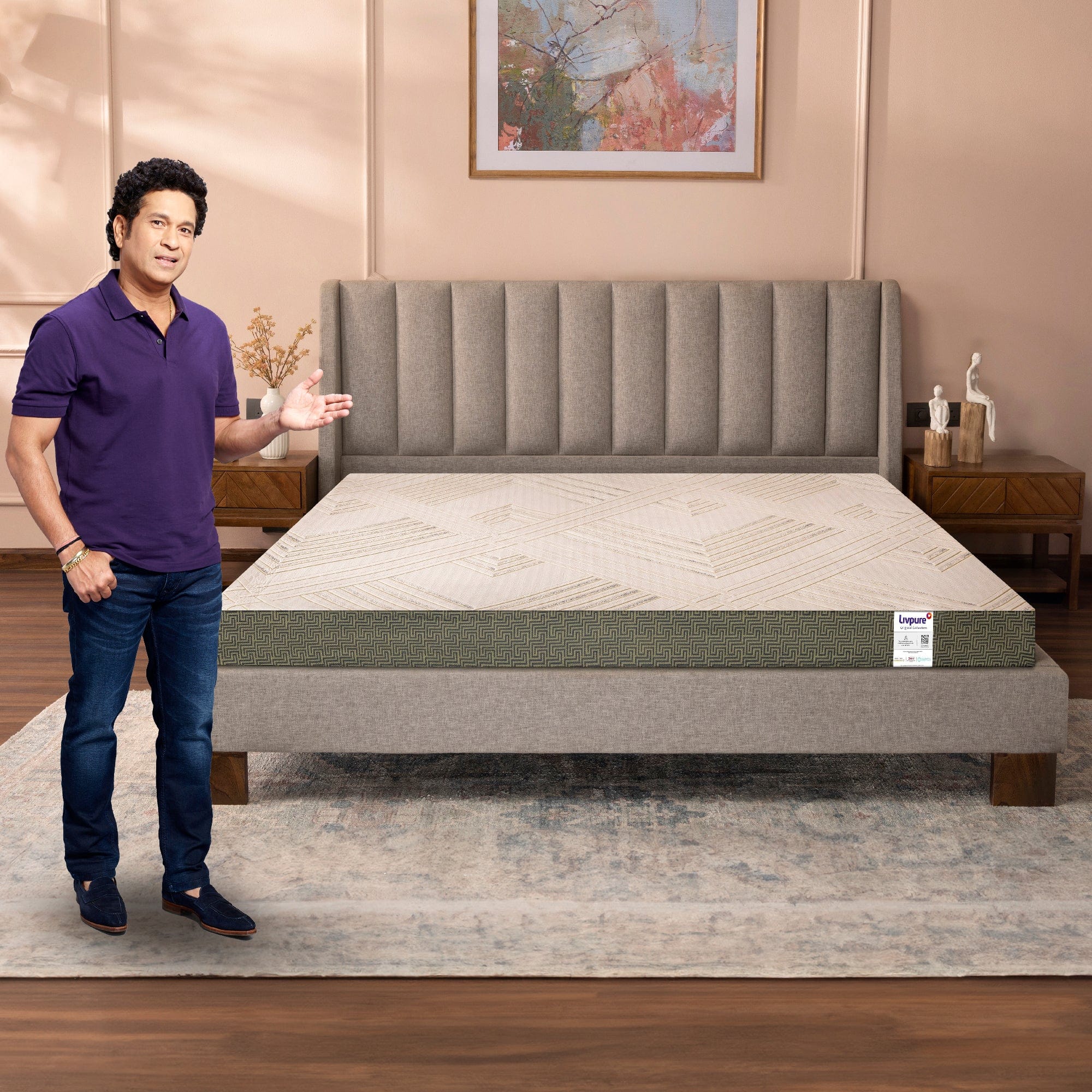 Livpure Sleep Mattress Regal: Latex + Ortho HR Foam Mattress with Bouncy Ergonomic Support
