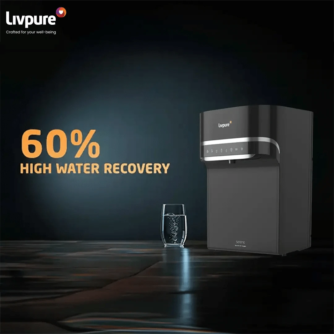 Livpure  RO Livpure Sereno RO + UV + UF + Copper with Stainless Steel Tank Water Purifier