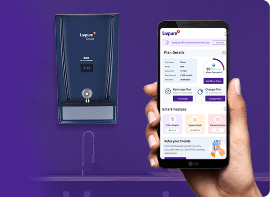 smart app - smart features - Livpure